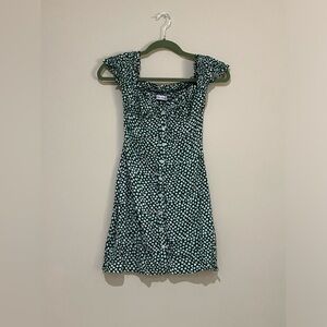 With Jean Daisy Green Dress